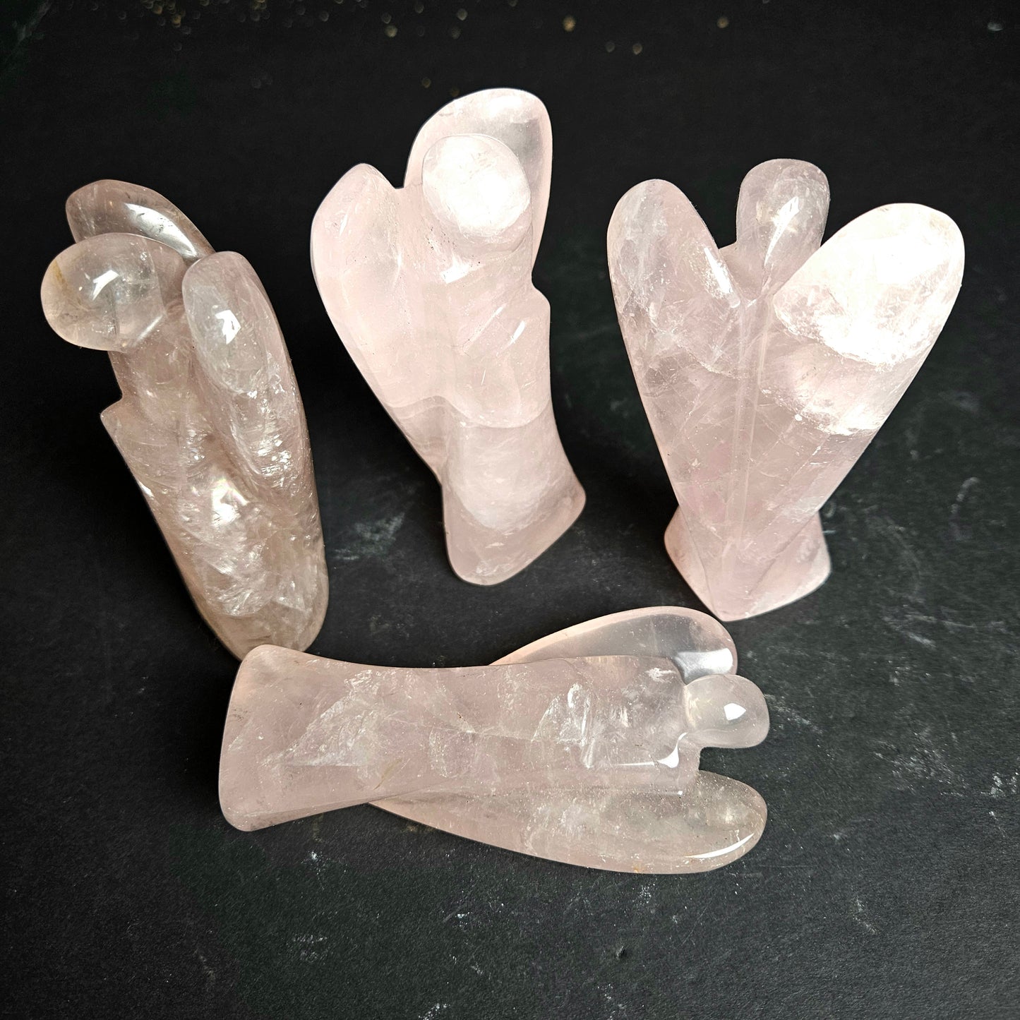 Pink Rose Quartz Angel