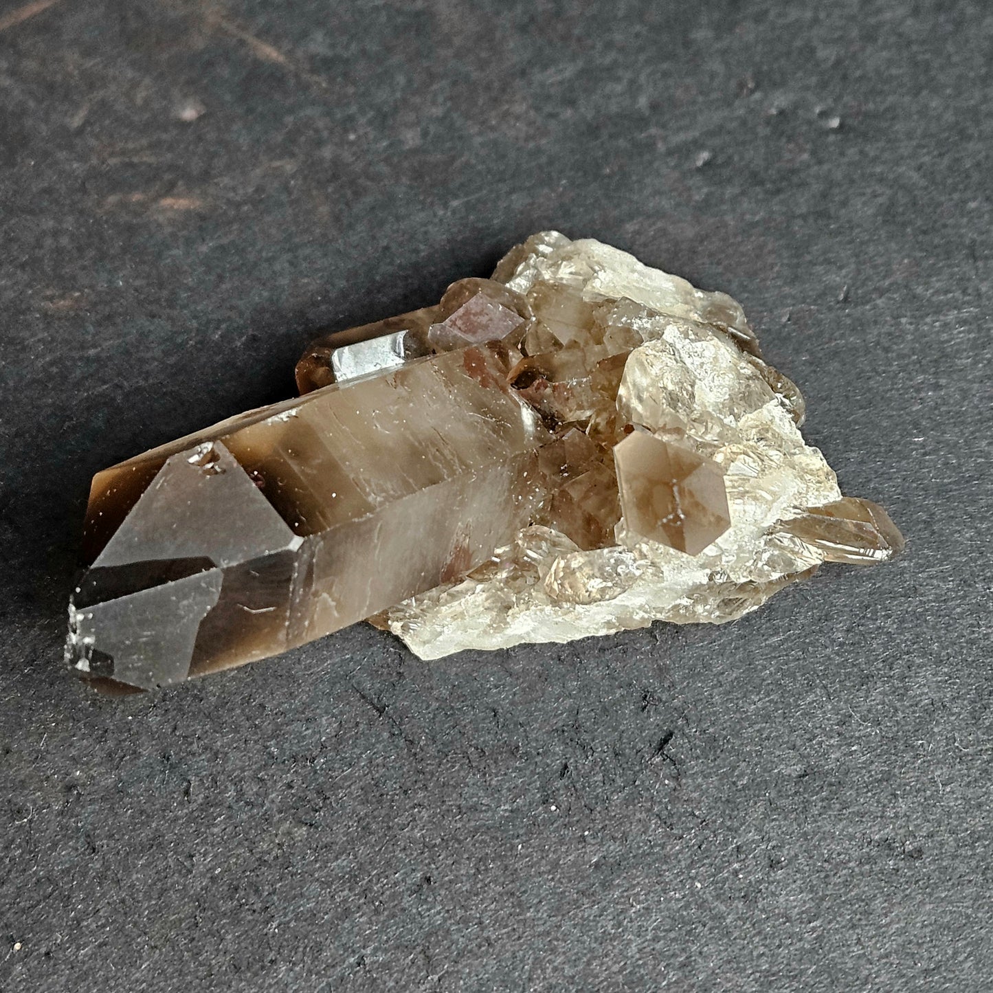 Smoky Quartz Cluster
