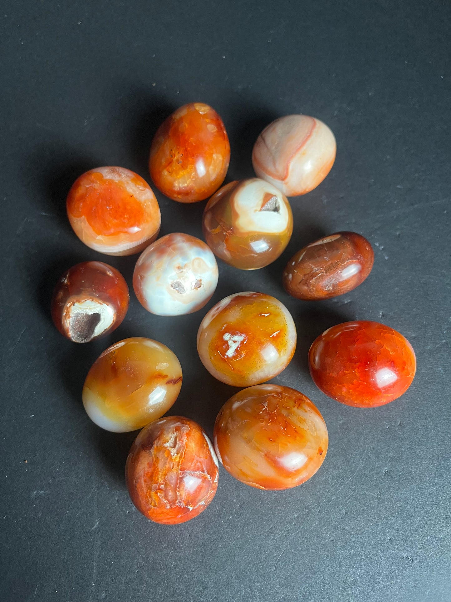 Sm Carnelian Stones Tumbled